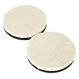 2枚入り ポリッシャー用 ウールパッド バフ研磨 研磨パッド 125mm