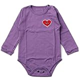 Anak Jujur ロンパース 長袖 肌着 【パープル】【size:80】