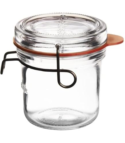 Luigi Bormioli Lock Eat Jar With Patent Lid Dia 12 X 10.5 Cm 50 Cl Clear