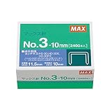マックス ホッチキス針 No.3-10mm 中型3号 NO.3-10M/M