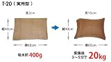 吸水土のう『エコクリーン』T-20　1枚☆水害・浸水対策に！安い価格で販売中