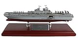 マホガニー製完成品 1/800 アメリカ級強襲揚陸艦 LHA-6 (SCMCS029)