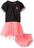 U.S. Polo Assn. DRESS ベビー・ガールズ カラー: ピンク