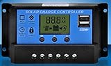 SAYA-1 12V/24V 30A 太陽光パネル 充電ソーラーパネルチャージコントローラー