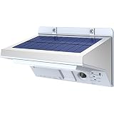 人感センサーライト Veckle LED ソーラーライト 屋外用 IP65 防水 防犯ライト ワイヤレス ステンレス製 簡単取付 太陽発電 電気代不要 ウォールライト屋外 庭先 ガレージ 玄関照明　