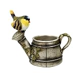 【ノーブランド品】 ミニチュア　かわいい動物　フラワーポット　ドールハウス　盆栽　植木鉢　ガーデン風景装飾　３パタン - 銀