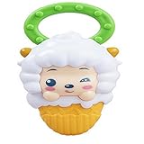 漫画の羊の赤ちゃんのおもちゃプラスチックの赤ん坊の赤ちゃんのTeether（多色）
