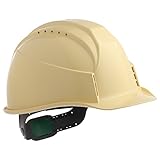 住ベテクノプラスチック ヘルメットKKシリーズ 通気孔付・スチロールライナー付・クリーム KKC-B-CR