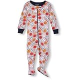 THE CHILDREN'S PLACE(ザ・チルドレンズプレイス) スポーツ ボール プリント フッテッド ストレチェ ヘザーグレー スリープウェア 5歳【並行輸入】
