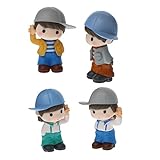 Baosity マイクロ風景飾り　ドールハウス　全13種類　ミニチュア　庭　盆栽　インテリア　樹脂　 - 4個ボーイズ