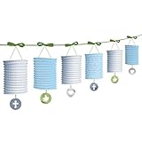 Amscan International 2 m Paper Lantern Garland, Blue