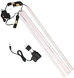 Culver LED下キャビネット照明12 V 12ワット19.68 " 4パックライトバーセットウォームホワイト50 cm 19.68 " 30 LEDのキッチンキャビネット照明デラックスキット合計