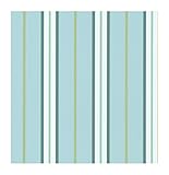 York Wallcoverings CJ2945SMP By The Sea Bay Stripe 8 X 10 Wallpaper Memo Sample, Light Blue/Light Gr