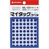 ニチバン:ニチバン マイタックラベルML-151青 ML-1514 型式:ML-1514（1セット:15枚入）