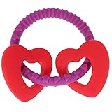 Anself Cute Baby Teether Teething Toy Food Grade Silicone Chewable Loop Bracelet BPA Free [並行輸入品]