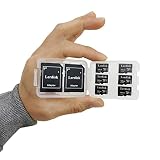 工場卸売 128GB Micro SD カード 6 枚パック、U3 A1 V30 クラス 10、80+MB/s 読み取り、4K カメラ、ゲーム コンソール、ドローン、CCTV 用 - SD アダプター付き(128GBX6)