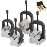 Anytime Tools 8 pc V-BLOCK & CLAMP DOUBLE SIDED 90° MACHINIST TOOL [並行輸入品]