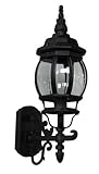 Artcraft Lighting AC8090BK Classico Small European Style Outdoor Wall Mount, Black by Artcraft Light