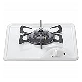 NORITZ N1C04KSA-13A ホワイト コンパクトタイプ [ビルトインガスコンロ(都市ガス用/1口) ※グリル無し]