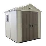 大型物置 屋外物置 組立て式 ダブル 高密度ポリエチレン 天窓付き 窓付き 鍵穴付き 倉庫 小屋 納屋 物置き ガレージ 大型 収納 おしゃれ 庭 DIY 簡易 monookiky02d