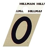 The Hillman Group 840522 1-1/2-Inch Aluminum Angle-Cut Letter O by The Hillman Group
