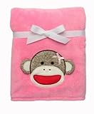 Baby Girl Soft Monkey Blanket by Rashti & Rashti [並行輸入品]