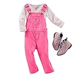 (オシュコシュ)OSH KOSH ネオンピンクコーデュロイ　オーバーオール 【並行輸入品】 (9M/70cm)