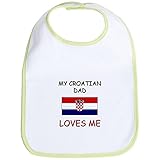 CafePress My CROATIAN DAD Loves Me Bib - Standard Kiwi by CafePress