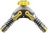 Nelson Rezimar High-Water Flow Dual Outlet Kink-Free Flex Hose Adapter with Coil 50315 [並行輸入品]