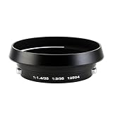 レンズフード ライカ LEICA M型用 金属製 (12585 / 黒) 50mm F2 / 50mm F2.8 / 50mm F3.5 / 35mm F2.8 / 35mm F3.5