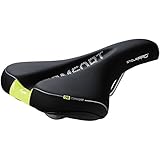 CYCLE PRO(サイクルプロ) 自転車 サドル コンフォート用 安定感 お尻に優しい ブラック/イエロー 382g スチールレール ロード マウンテン MTB クロスバイク CP-SD6335