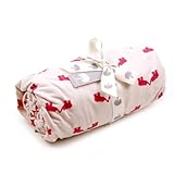 Kate Quinn Organic Fitted Crib Sheet, Onesize (Elephant) by Kate Quinn Organics