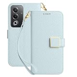 Deeaar スマホケース オッポリノa3 5g アイスブルー フリップケース カードポケット付き スタンド機能 横置きスタンド機能 全面保護 OPPO A3 5G 6.7インチ対応