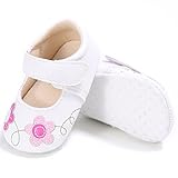 Lutents ベビーシューズ　靴　赤ちゃん靴　滑め防ぐ靴 室内履き　歩行靴　フォーマルシューズ 刺繍花 ガールズシューズ　滑り止め トレーニング　 ルームシューズ 出産お祝いプレゼント (12cm（