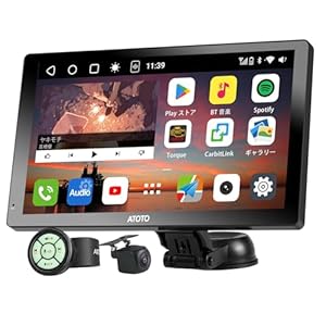 MYATOTO P909SD-S2 9インチ ポータブルカープレイ画面 無線Android Auto タッチスクリーン AI搭載