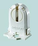 Leviton 13661-SWP Fluorescent Lampholder, Lamp Center 660W-600V, Snap In and Mounted Post, Bottom Lo