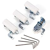 盗難防止 修理・取替用のウインドロック ブラインドロック 窓錠前 安全補助錠 窓用金物 4pcs