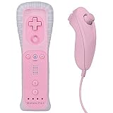 Kycola SL10 2in1 Wii Controller Built in Motion Plus Remote and Nunchuck Controller for Wii + Protec