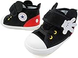 (コンバース) CONVERSE 7CL284 キッズ オールスター N V-1 ミッキーマウス ファーストシューズ ベビー BLACK（7CL284） 14.5cm
