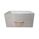 【木製取っ手】　不織布製　チェスト用インナーボックス　1個販売　カラーボックス　引き出し　【サイズ:幅40×高さ21×奥行き28cm】　カラーボックス　収納