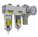 PneumaticPlus SAU2030M-N02G Mini Three Stage Air Drying System, 1/4" NPT - Particulate Air Filter, C