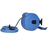 HAIGE エアーホース リール ドラム 20m 3/8" 9.5mm 300PSI 2.06Mpa 自動巻き オートリール 平行巻き NWA-B20