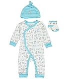 Absorba Baby Boys '「ライオンキング」3ピースLayette set-offホワイト/アクア カラー: ホワイト