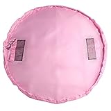 Sumnacon お片づけマット おもちゃ 収納 マット 子供 綺麗収納 防水 プレイマット キャンプ 旅行 プレイマット (ピンク)