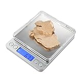 Kaniya デジタルスケール 電子秤 クッキングスケール スケール計量機器 精密電子はか り mini スケール 0.01ｇから500ｇまで 風袋機能 オートオフ機能 カウンティング機能 事務所、工