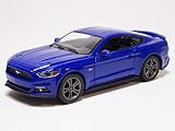 キンスマート フォード マスタング GT(2015) ブルー 1/38 ミニカー KT5386