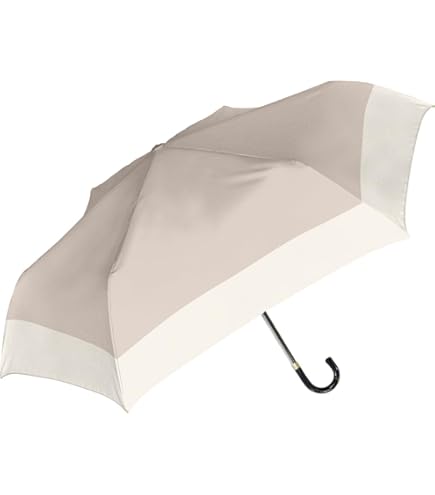 Amazon.co.jp: 中谷 Natural Basic 晴雨兼用折傘 UVフルール ベージュ