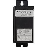 Progress Lighting P8604-31 12-Volt Transformer with Thermal Protection and Resettable Circuit Breake