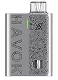 ユーウェル Havok R Pod System Kit 950mAh 3ml ハボック 電子タバコ VAPE ポッド スターターキット (ベイプバンドセット) (Silver)