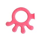 WSB240 Baby Teether Soother Pacifier Gum Massagers Octopus (Pink) [並行輸入品]
